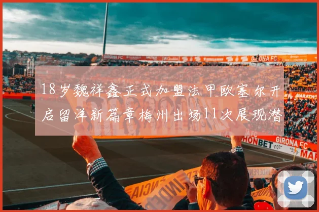 18岁魏祥鑫正式加盟法甲欧塞尔开启留洋新篇章梅州出场11次展现潜力