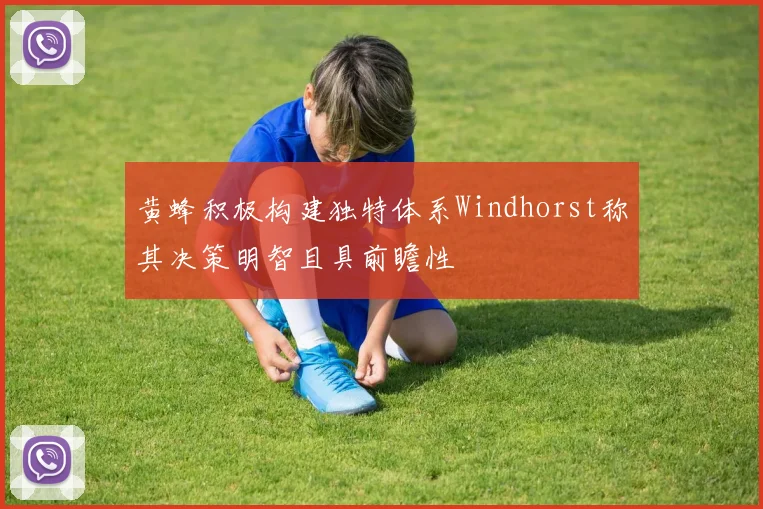 黄蜂积极构建独特体系Windhorst称其决策明智且具前瞻性